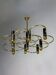Gaetano Sciolari geometric chandelier, 9 lights, Italy, 1970s