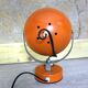 Orange Eyeball lamp, space age vintage from the 60s.