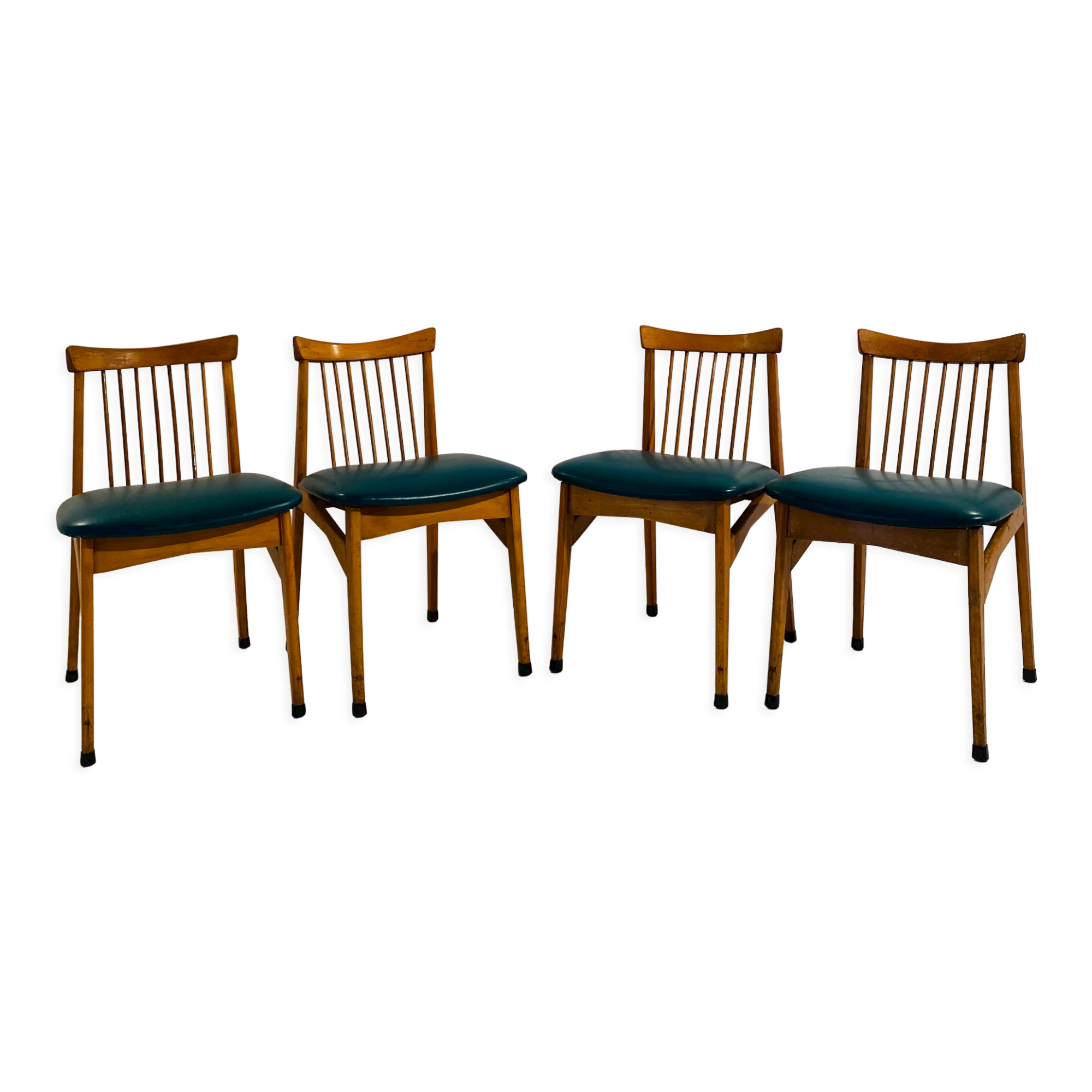 Vintage dining chairs, set of four, Italy 1960s
