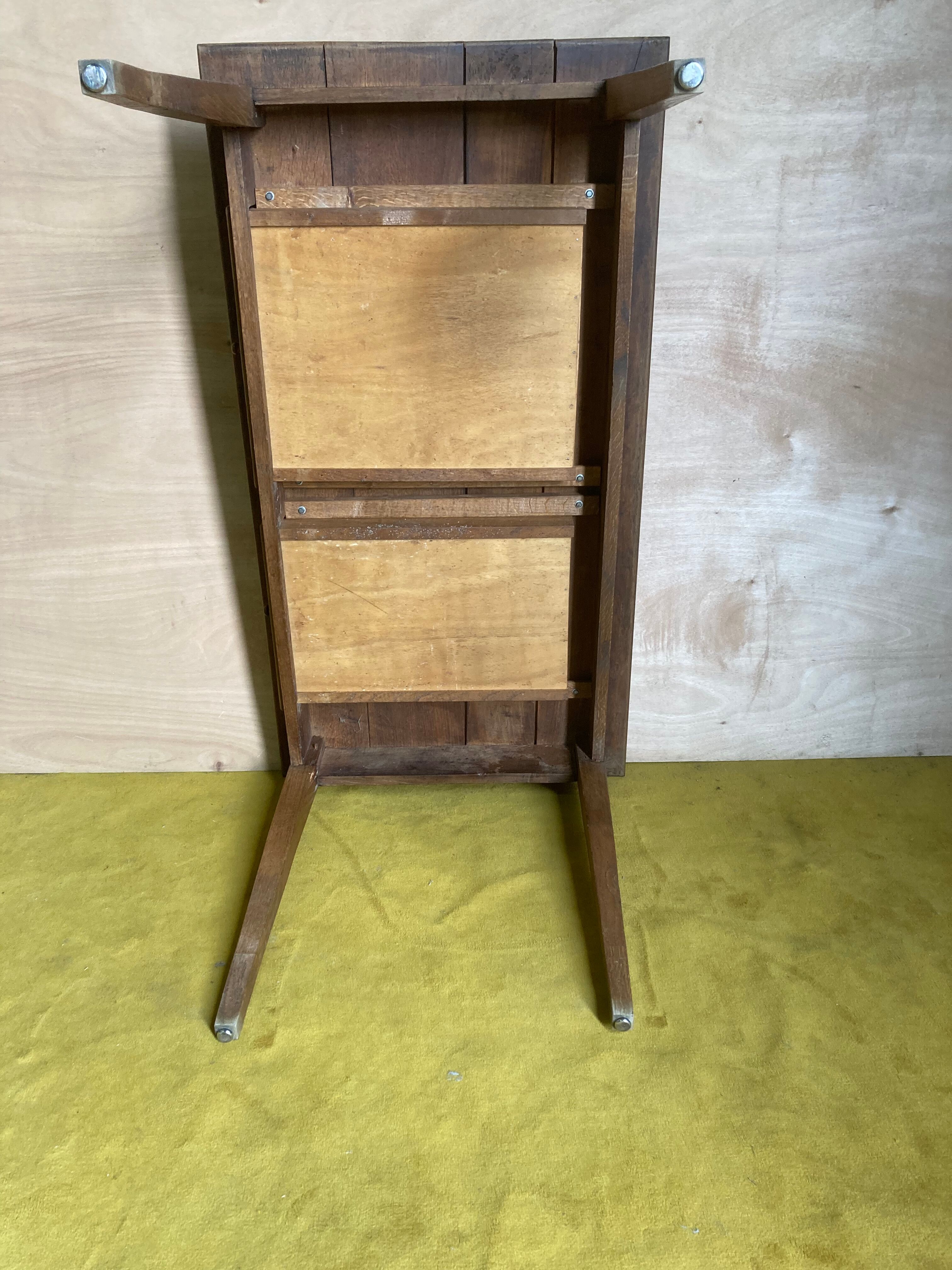 Real oak farmhouse table from the late 1800s.