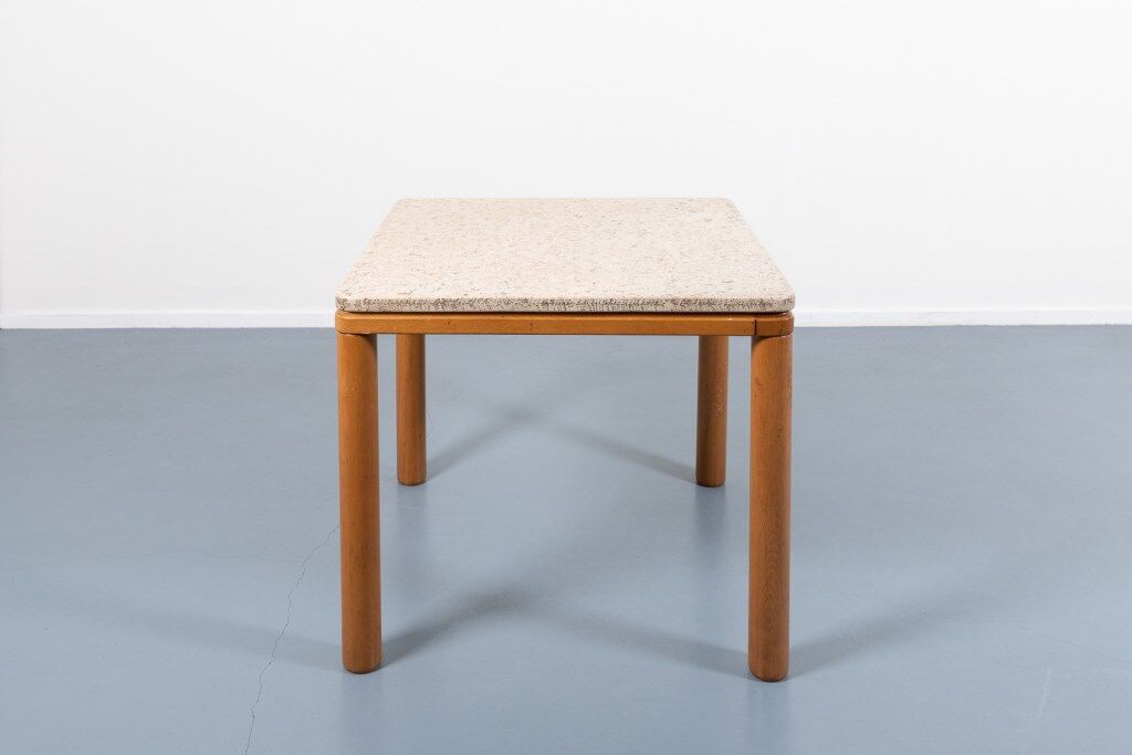 Vintage travertine dining table from Stilwood, Italy 1970