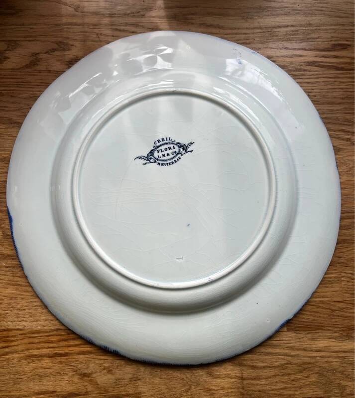 Plat rond Creil et Montereau