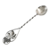 Salt spoon, mid-century modern, silver, Poland, 1970s