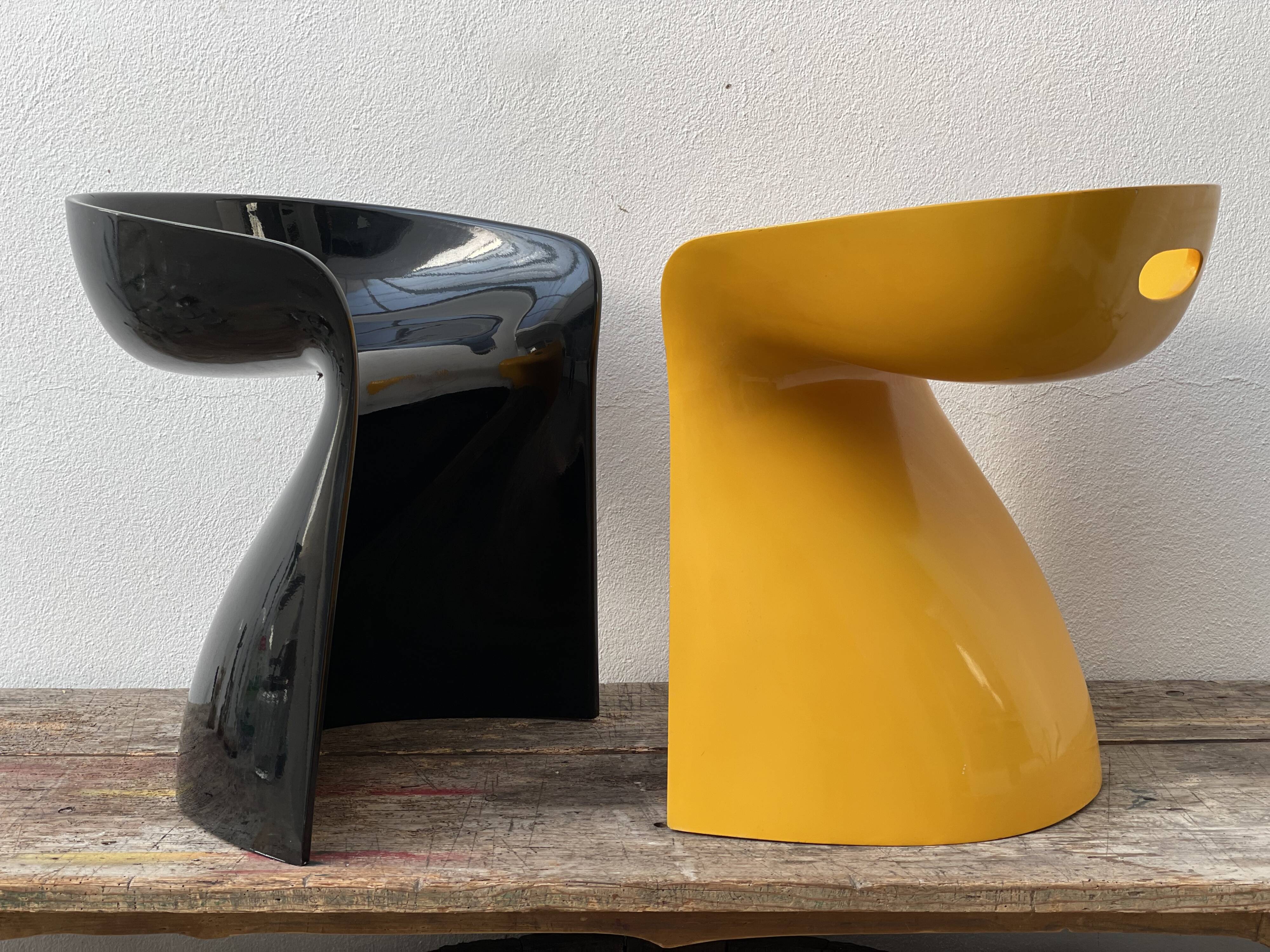 Paire de chaises « Bowl-chairs » design