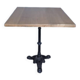 Bistro table(s) 60/60cm solid wood top pedestal table