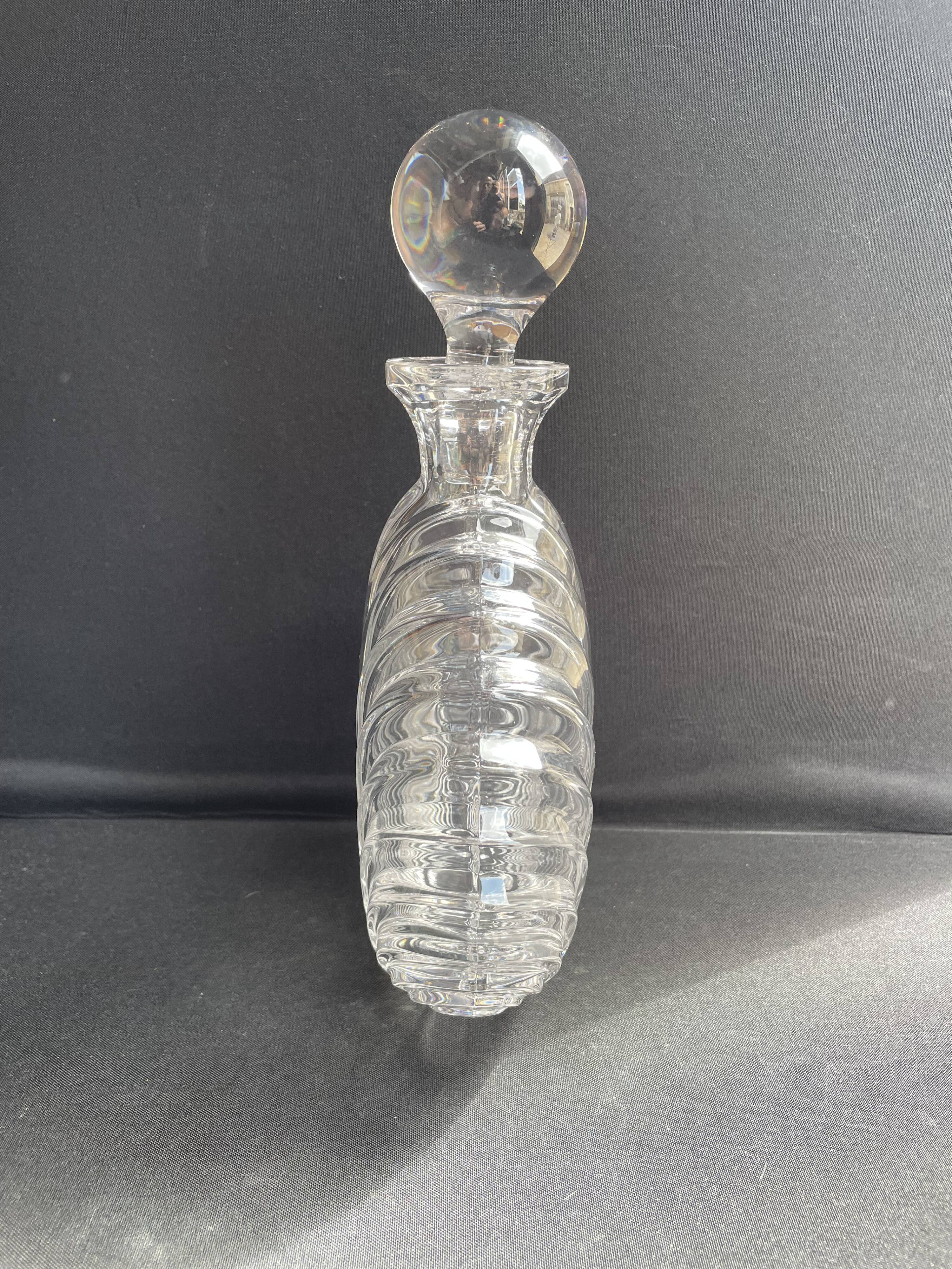 Perfume or strong alcohol bottle