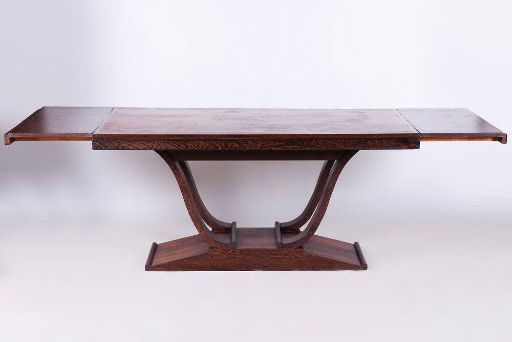 Art Deco Folding Table in Wengé, France, 1920s