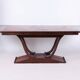 Art Deco Folding Table in Wengé, France, 1920s
