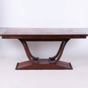 Table pliante Art Déco en Wengé, France, années 1920