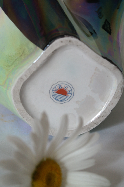 Free-form art deco vase Vincenzo Bertolotti