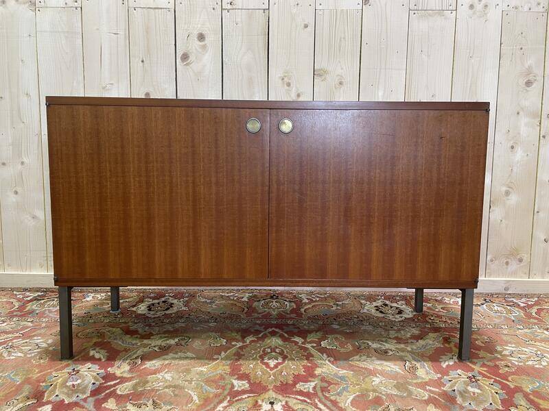 Buffet - Enfillade 1960 en acajou Louis Paolizzi