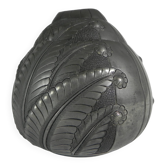 Art Nouveau pewter vase, signed PETIZON, early 20th century.