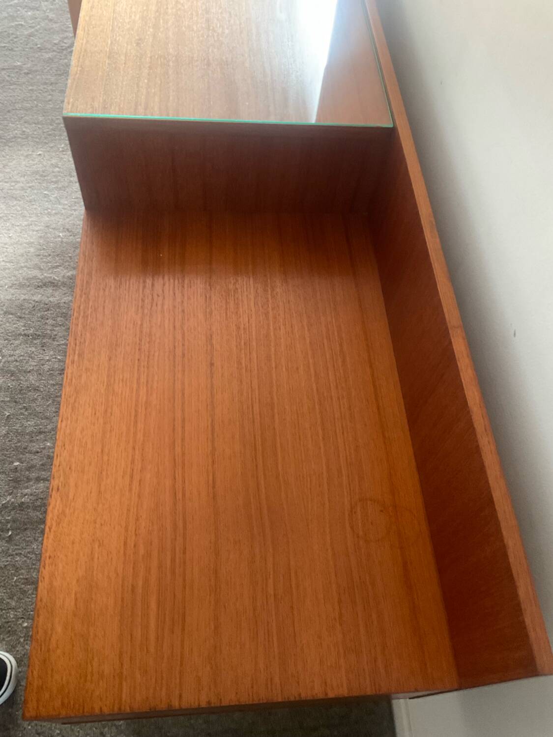 Console, Scandinavian teak sideboard, 1960s