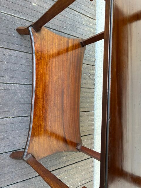 Art Nouveau side table in walnut