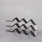 Architectural french mid-century library shelving