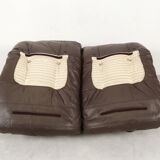 Ligne Roset Marsala - Canapé 2 places - Cuir marron