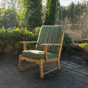 Lounge Chairs in Oak, Henry Kjærnulf Style, 1970s Danish Design