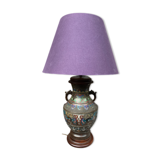 Lampe cloisonnée