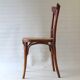 Two bistro chairs kohn n°196 in palmette, circa 1906, tanned
