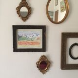 Two small baroque-style mirrors