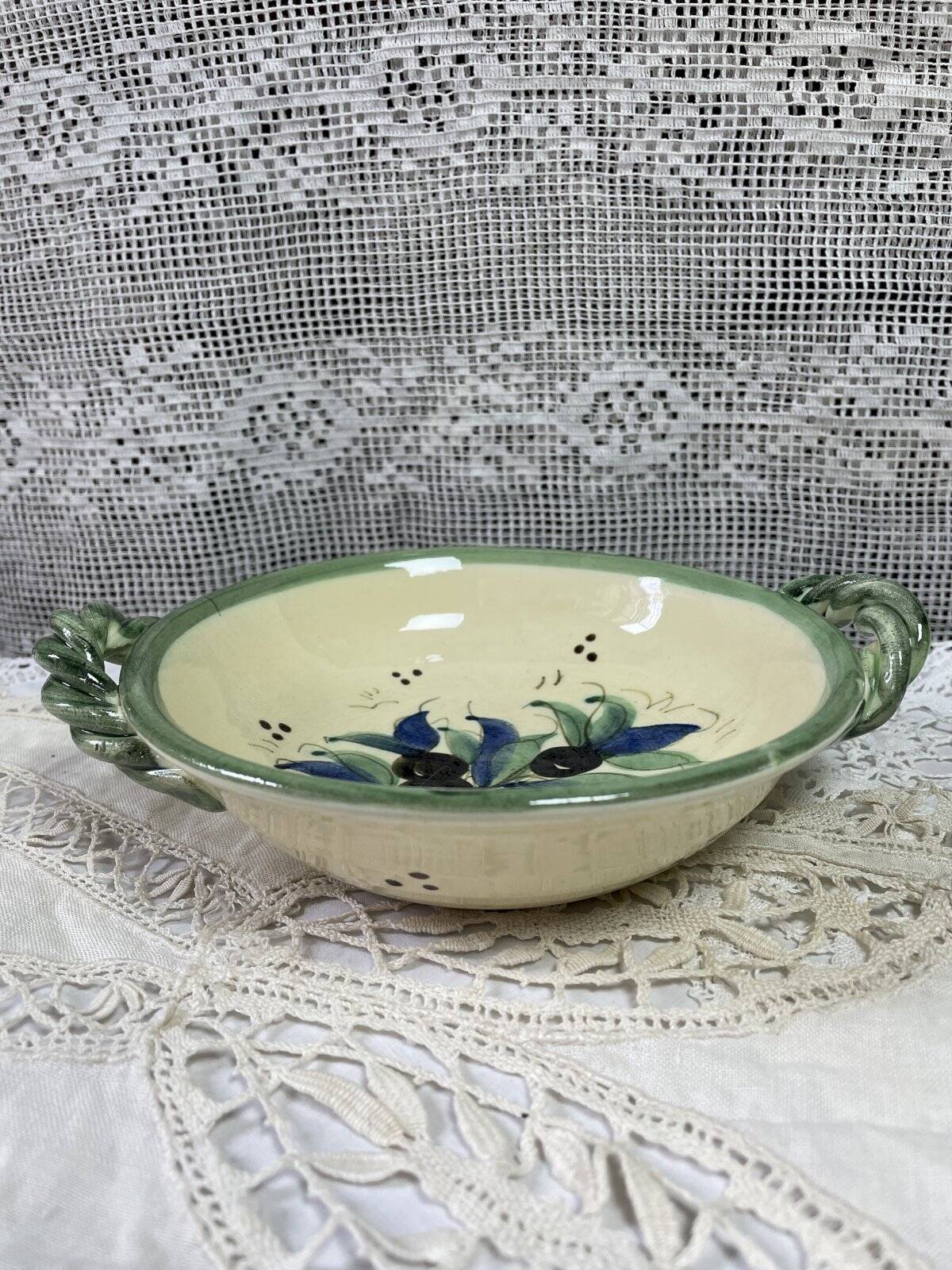 Handled bowl Grain de Sel Pottery Provence