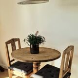 Antique oak tripod table