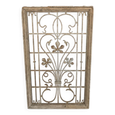 Art Nouveau cast iron grille from the 1900s.