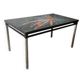 Table basse vintage en céramique