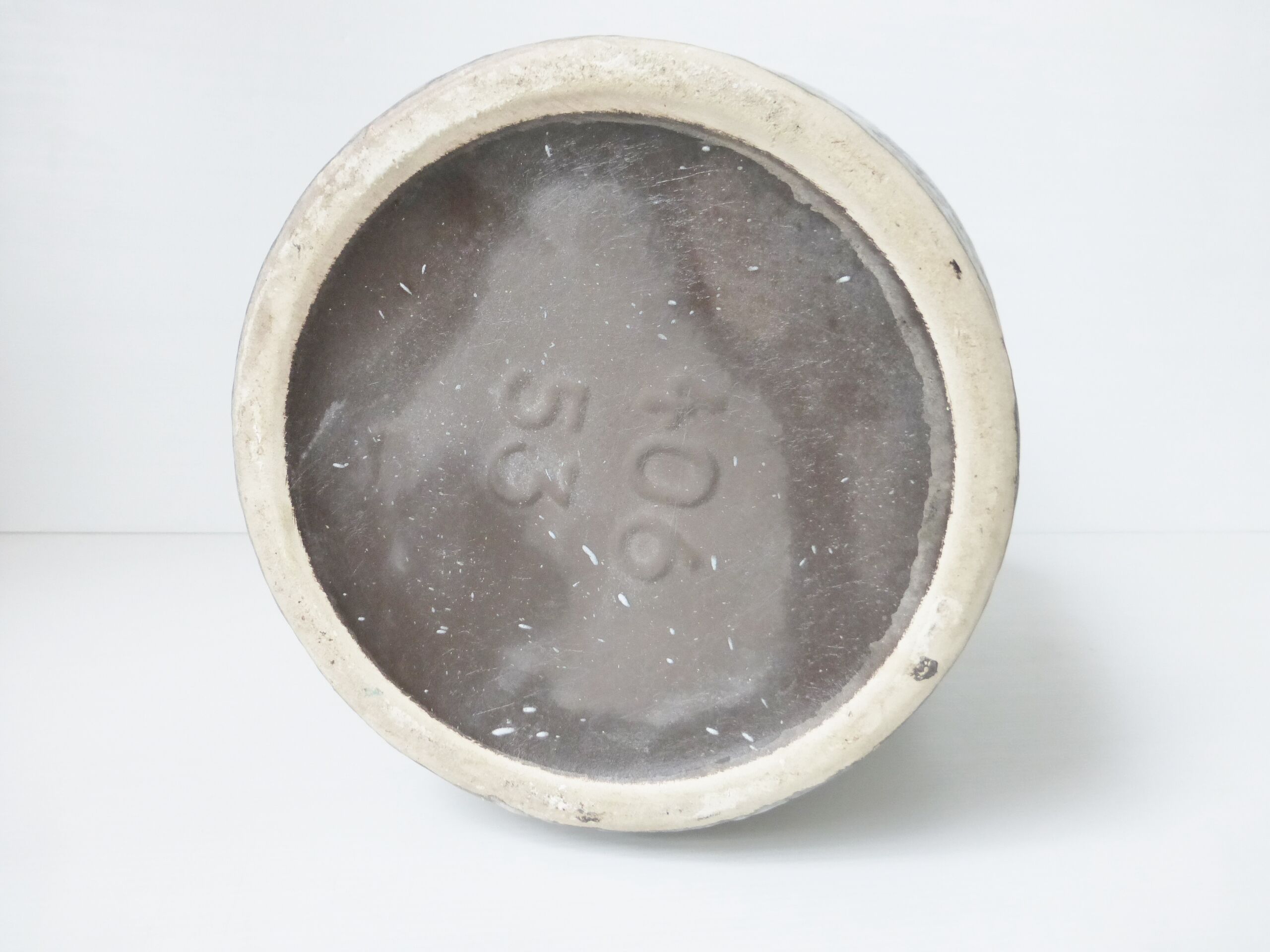 Important vase jar giant pitcher 1960 1970 signed vintage West Germany 60's 70's flowers decoration