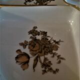 Porcelain flat servant from Limoges Mandavy Marcel