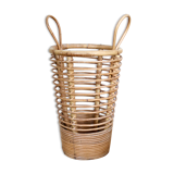 Bamboo and rattan umbrella stand, 1950s