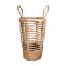 Bamboo and rattan umbrella stand, 1950s