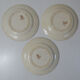 Terre de fer gien 3 assiettes plates provencal