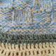 Vintage Plaid Knitted Wool 205 x 150 cm TBE
