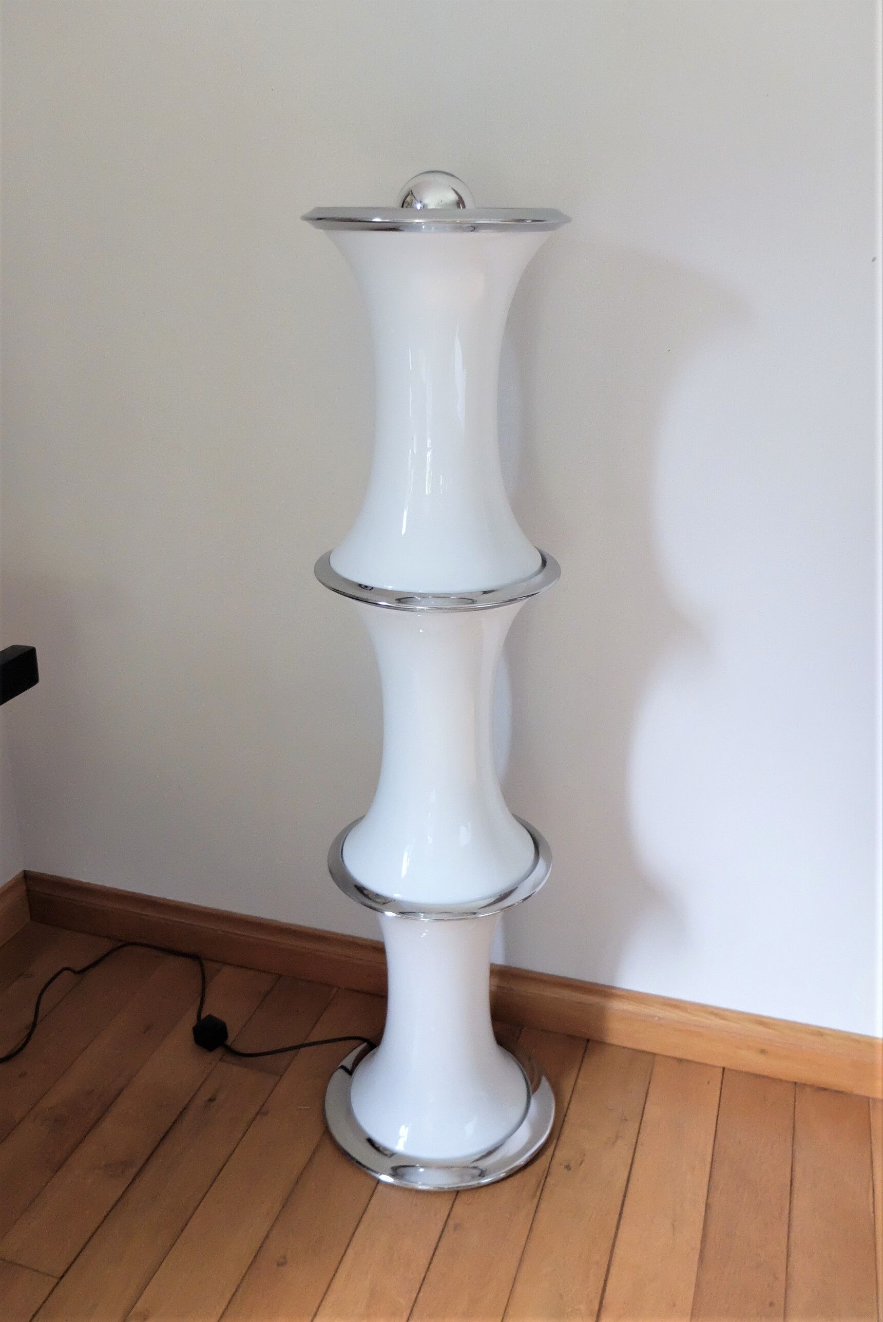 Enrico Tronconi, floor lamp model Bamboo 1970