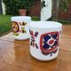 Lot 2 tasses mobil vintage