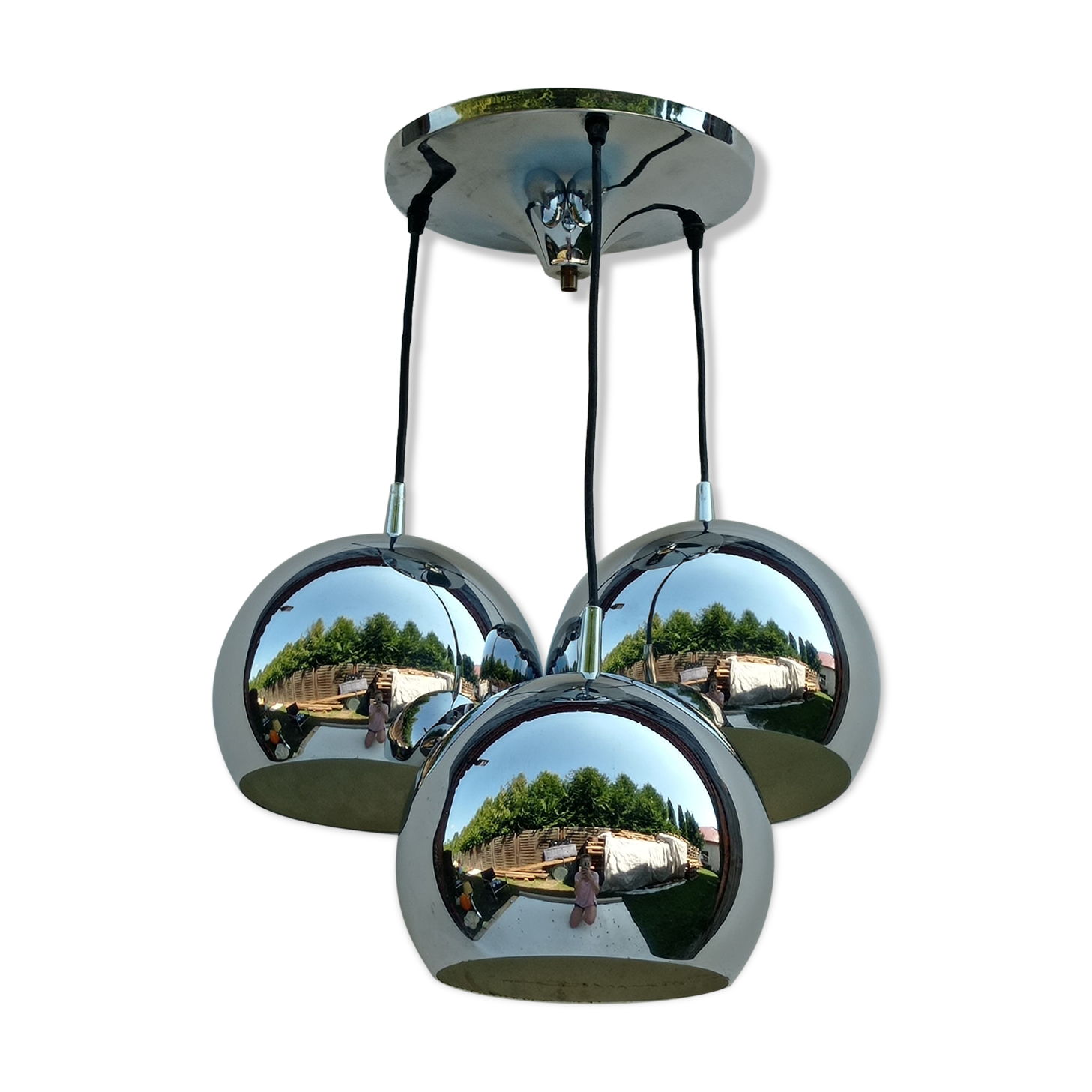 Cascade ceiling lamp Space Age from the 1970s, Germany