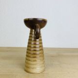 Bougeoir vintage en grès