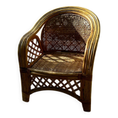 Wicker armchair
