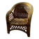 Fauteuil en osier