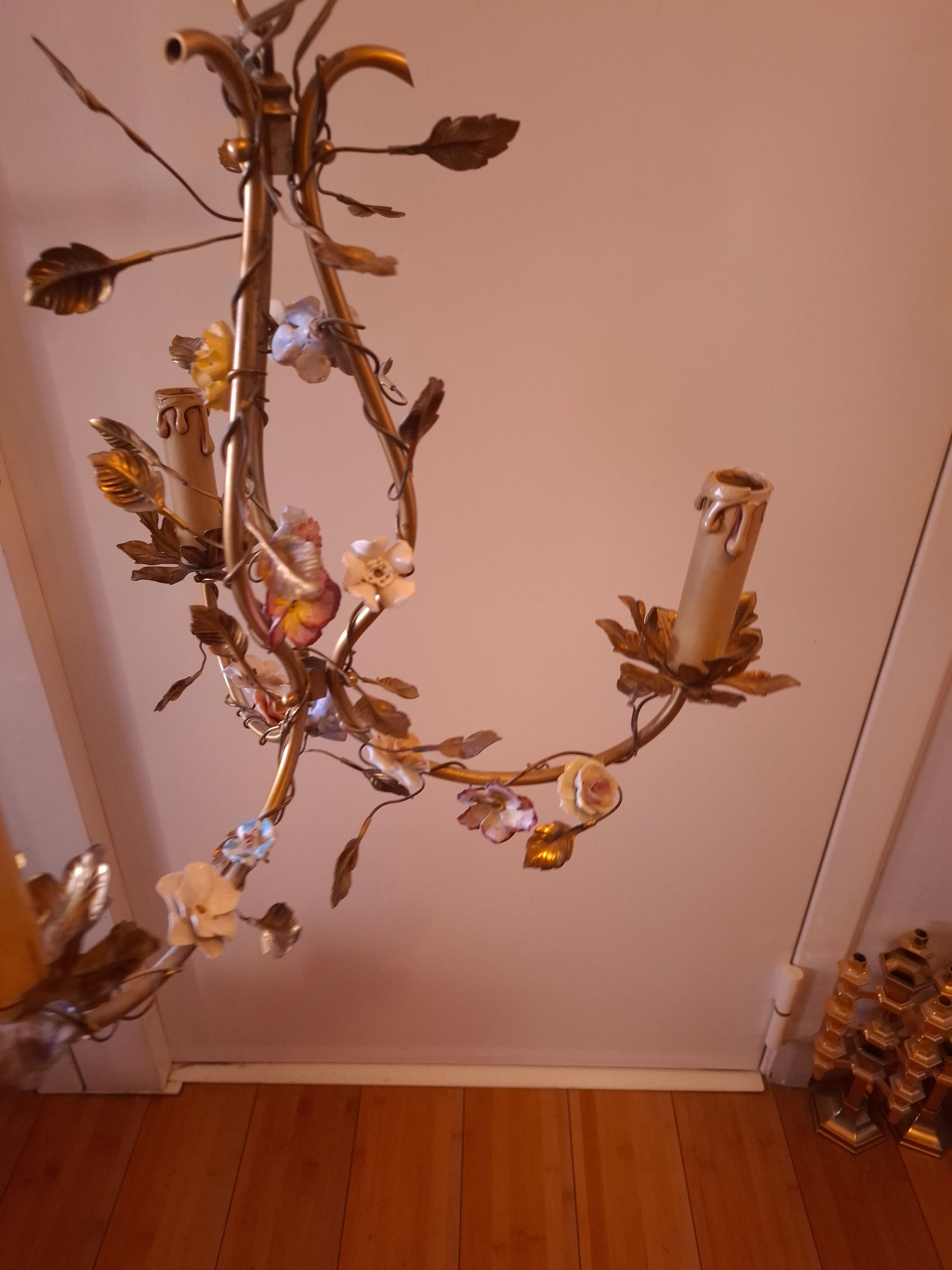 Lustre flower decoration