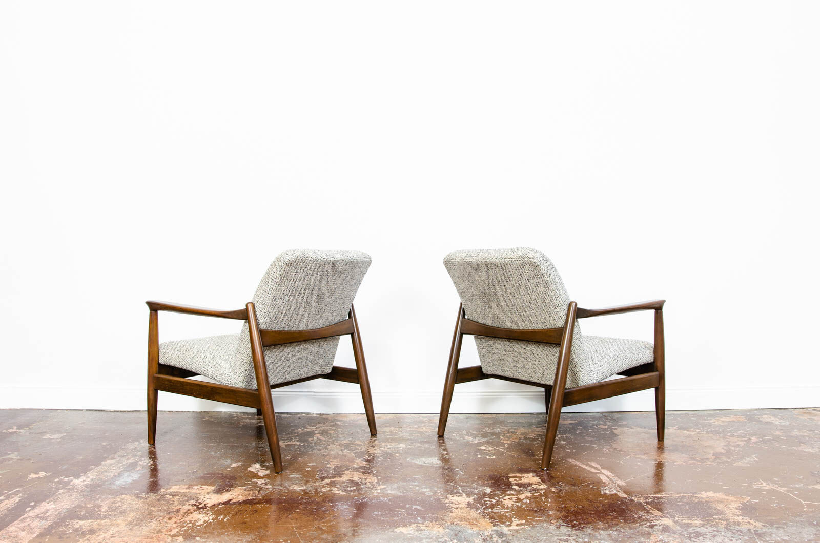 Pair Of GFM-64 Armchairs By Edmund Homa