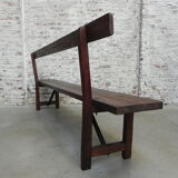 Wooden bench 225 cm