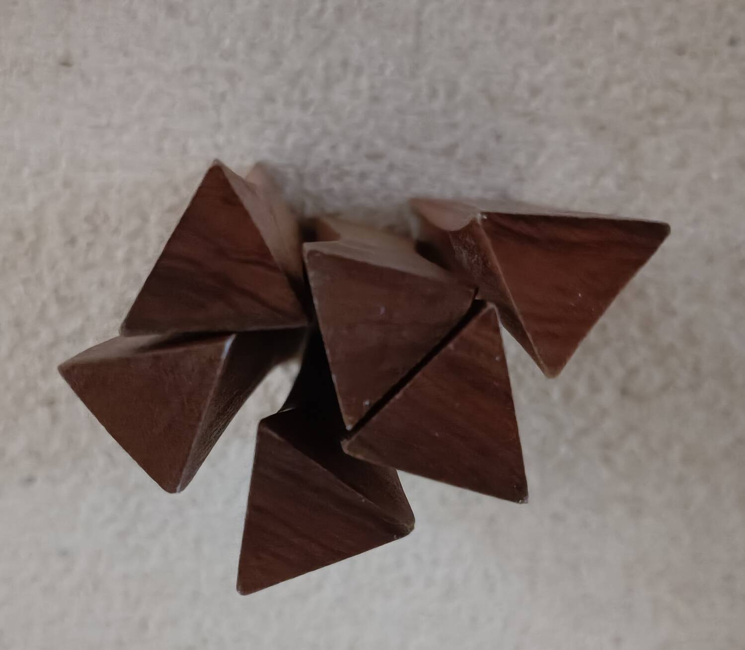 6 wooden knife holders