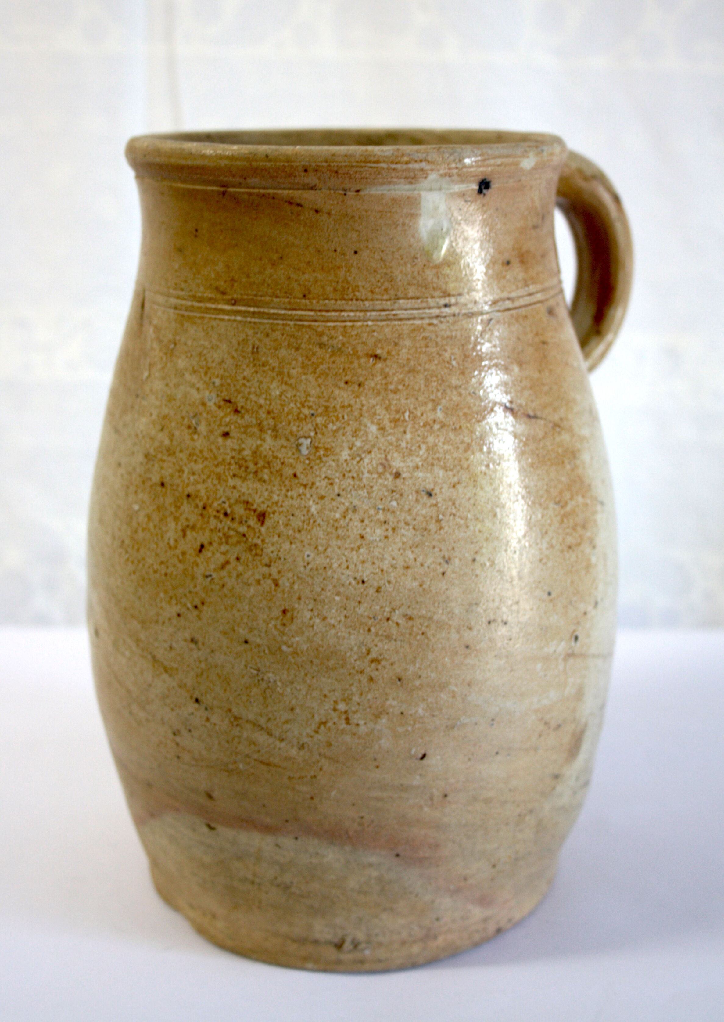Vase  terracotta enameled