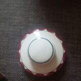 Salt pan faience peony model