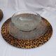 5 large flat plastic plates