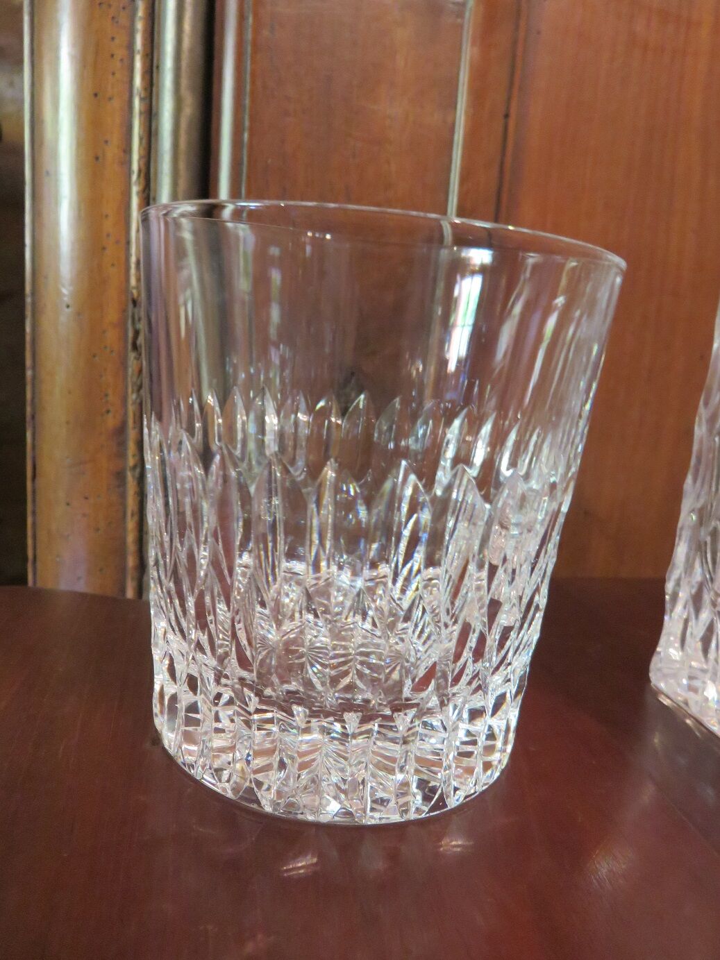 Carafe et 10 verres à whisky cristal