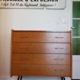 Feet compass metal dresser