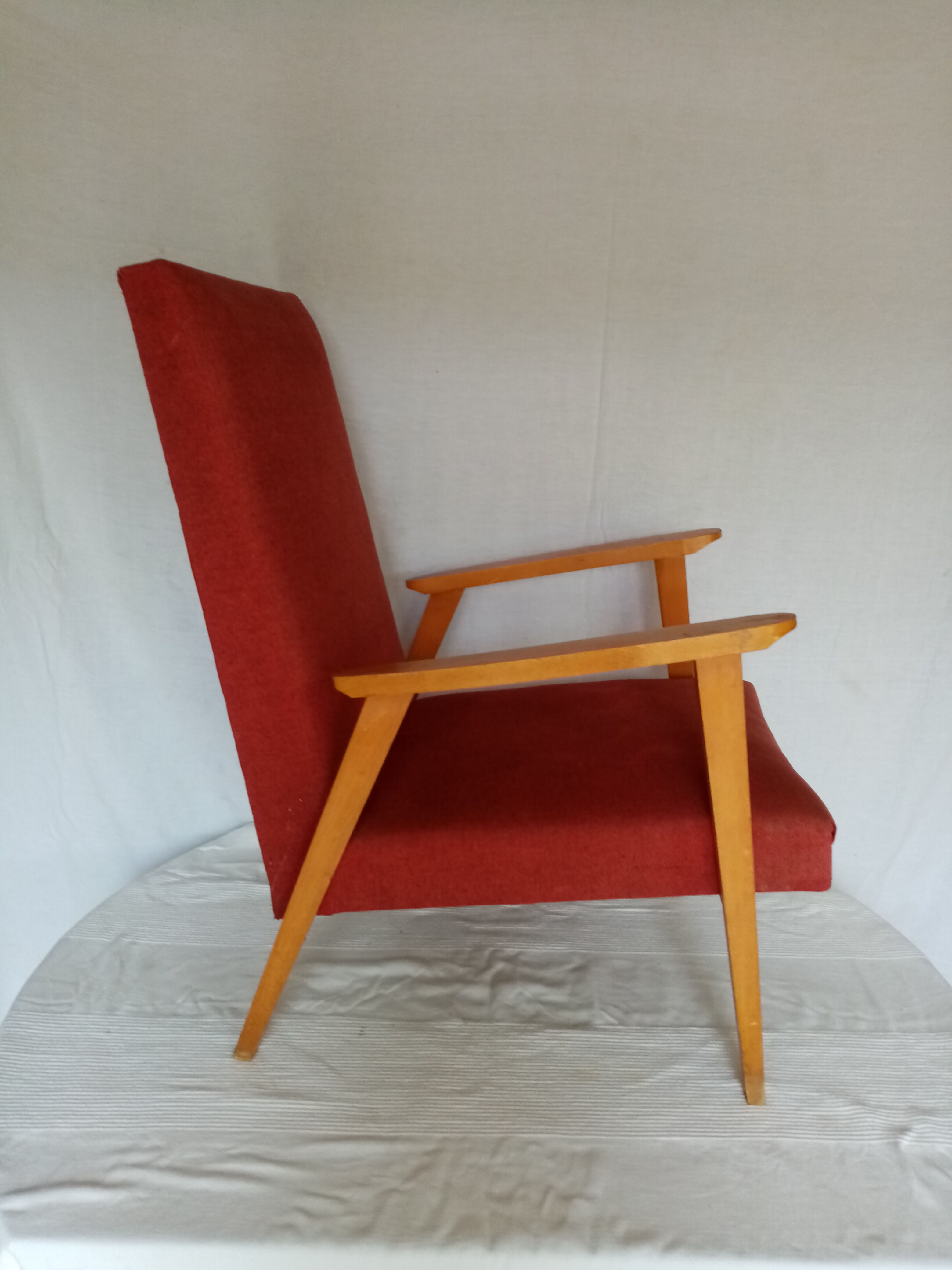Red armchair
